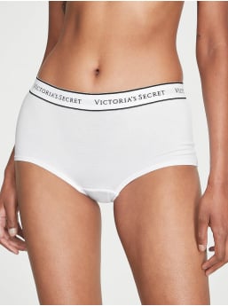 Logo Cotton Boyshort Panty