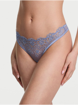 Eyelet Mesh Thong Panty