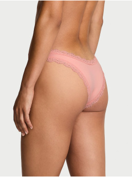 Lace-Trim Brazilian Panty