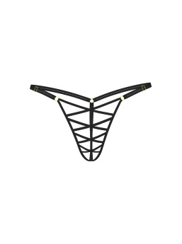 Strappy Lace-Up Crotchless Adjustable V-String Panty