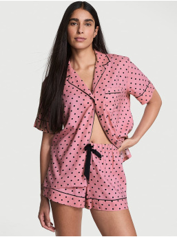 Flannel Short Pajama Set