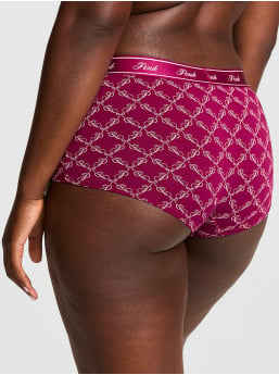 Rose Lace Shimmer High-Leg Cheeky Panty