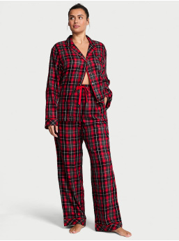 Flannel Long Pajama Set