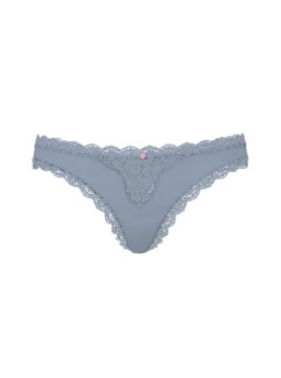 Lace-Trim Thong Panty