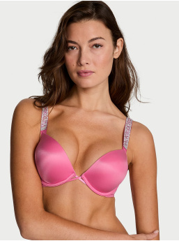 Bombshell Logo Shine Strap Add-2-Cups Push-Up Bra