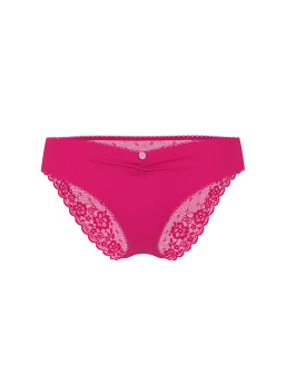 Stretch Cotton Heart Lace Bikini Panty