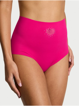 No-Show Heart Cut-Out Modern Brief Panty