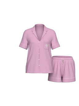 Modal Soft Bow Short Pajama Set