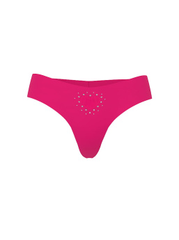 No-Show Heart Cut-Out Thong Panty
