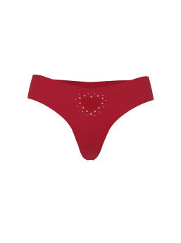 No-Show Heart Cut-Out Thong Panty