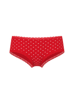 Cotton Lace-Waist Cheeky Panty
