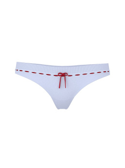 Seamless Ribbon Slot Bikini Panty