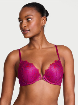 Bombshell Add-2-Cups Rose Lace Push-Up Bra