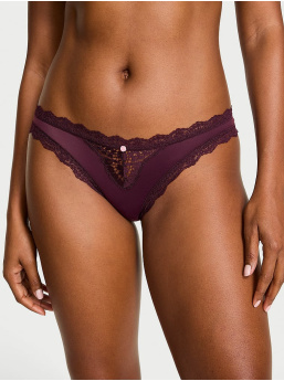 Lace-Trim Bikini Panty