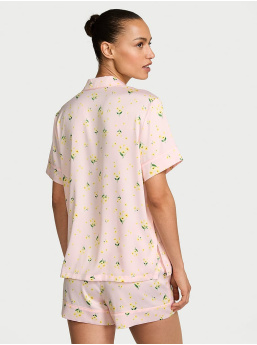 Signature Satin Short Pajama Set