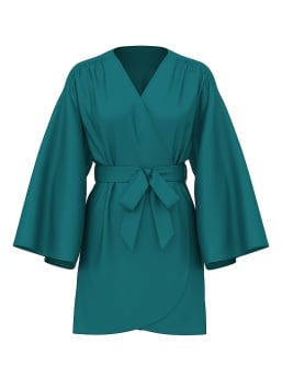 Satin Short Robe