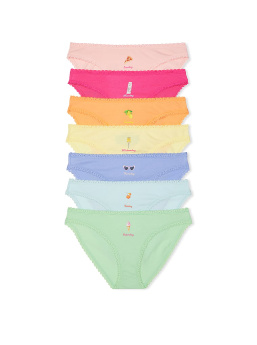 7-Pack Stretch Cotton Bikini Panties