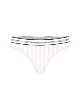 Logo Cotton Thong Panty