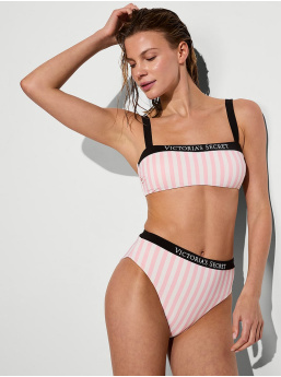 Essential Logo Bandeau Bikini Top