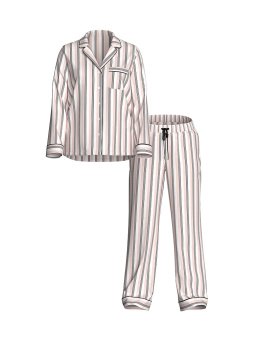 Signature Satin Long Pajama Set