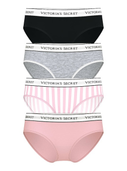 4-Pack Logo Cotton Hiphugger Panties