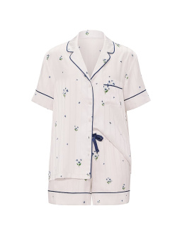 Signature Satin Short Pajama Set
