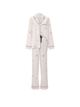 Signature Satin Long Pajama Set
