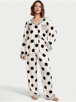 Signature Satin Long Pajama Set