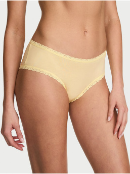 Cotton Lace-Waist Cheeky Panty