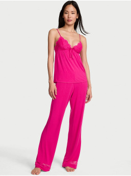 Sosoft™ Modal Lace-Trim Cami & Pants Set