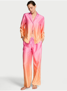 Signature Satin Long Pajama Set