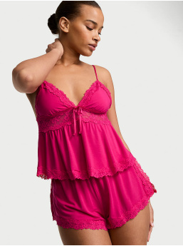 Sosoft™ Modal Lace-Trim Cami & Shorts Set