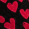 Black & Red Hearts 