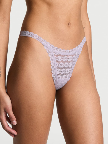 Daisy Lace String Thong Panty