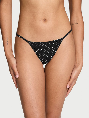 Stretch Cotton V-String Panty