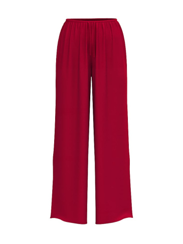 Beachwear Sheer Crinkle Wide-Leg Pants