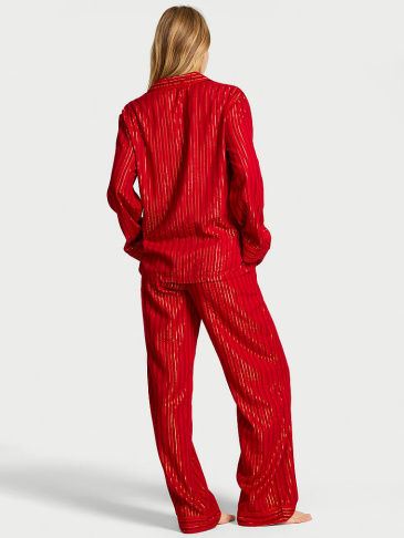 Flannel Long Pajama Set
