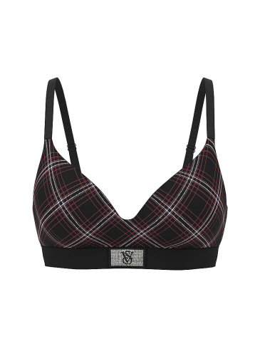 Shine Patch Velvet Lightly Lined Wireless Bra