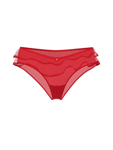 Jingle Belle Ruffled Mesh Cheeky Panty