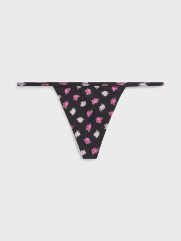 Stretch Cotton V-String Panty