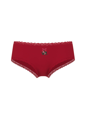 Cotton Lace-Waist Cheeky Panty