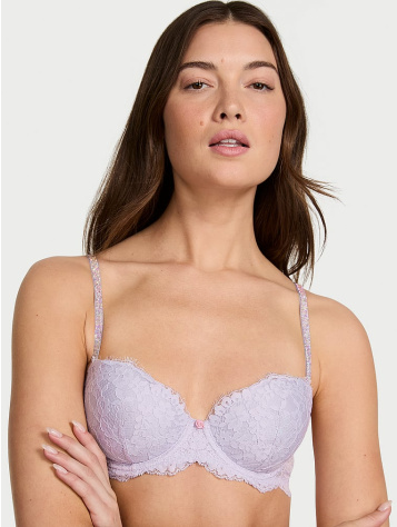 Twinkle Strap Lace Classic-Coverage Demi Bra