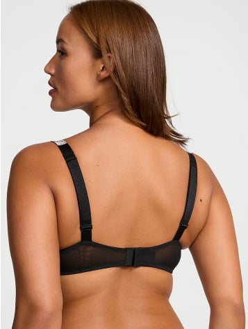 Shine Strap Lace Push-Up Bra