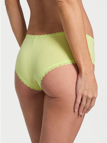 Cotton Lace-Waist Cheeky Panty