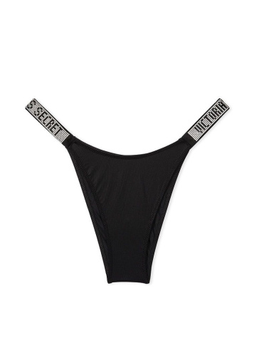 Sunset Ombré Shine Strap Brazilian Panty