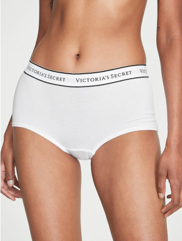 Logo Cotton Boyshort Panty
