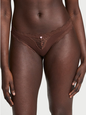 Lace-Trim Bikini Panty