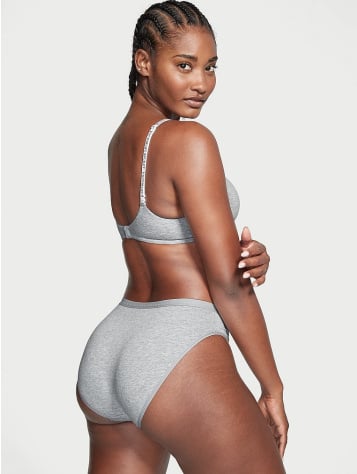 Stretch Cotton High-Leg Brief Panty