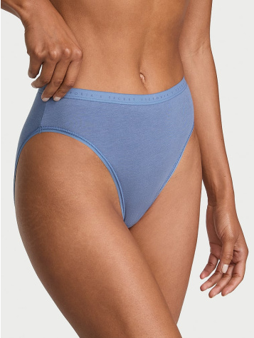Stretch Cotton High-Leg Brief Panty