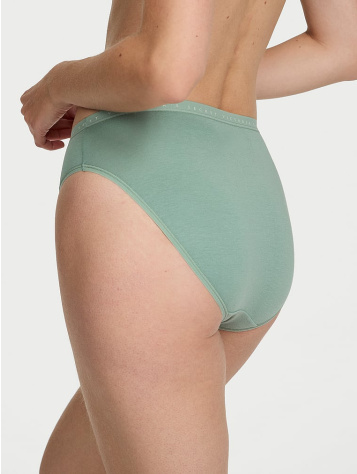 Stretch Cotton High-Leg Brief Panty
